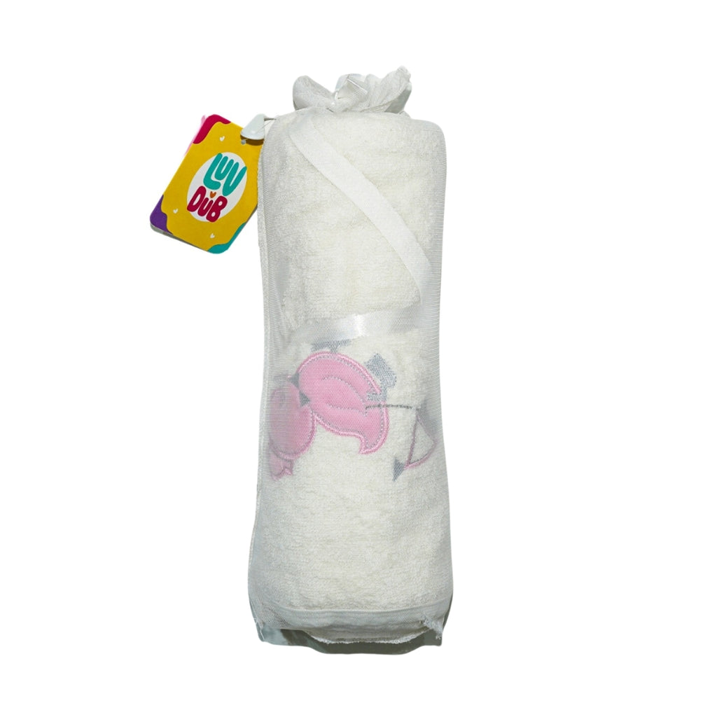 Luv-Dub Baby Bath Towel Hooded Ultra Soft Hooded Towel Highly Absorbent Bathrobe Blanket Toddlers Shower Gifts for Baby Boys &amp; Girls- Hooded Wrapper Bath Towel Multicolor