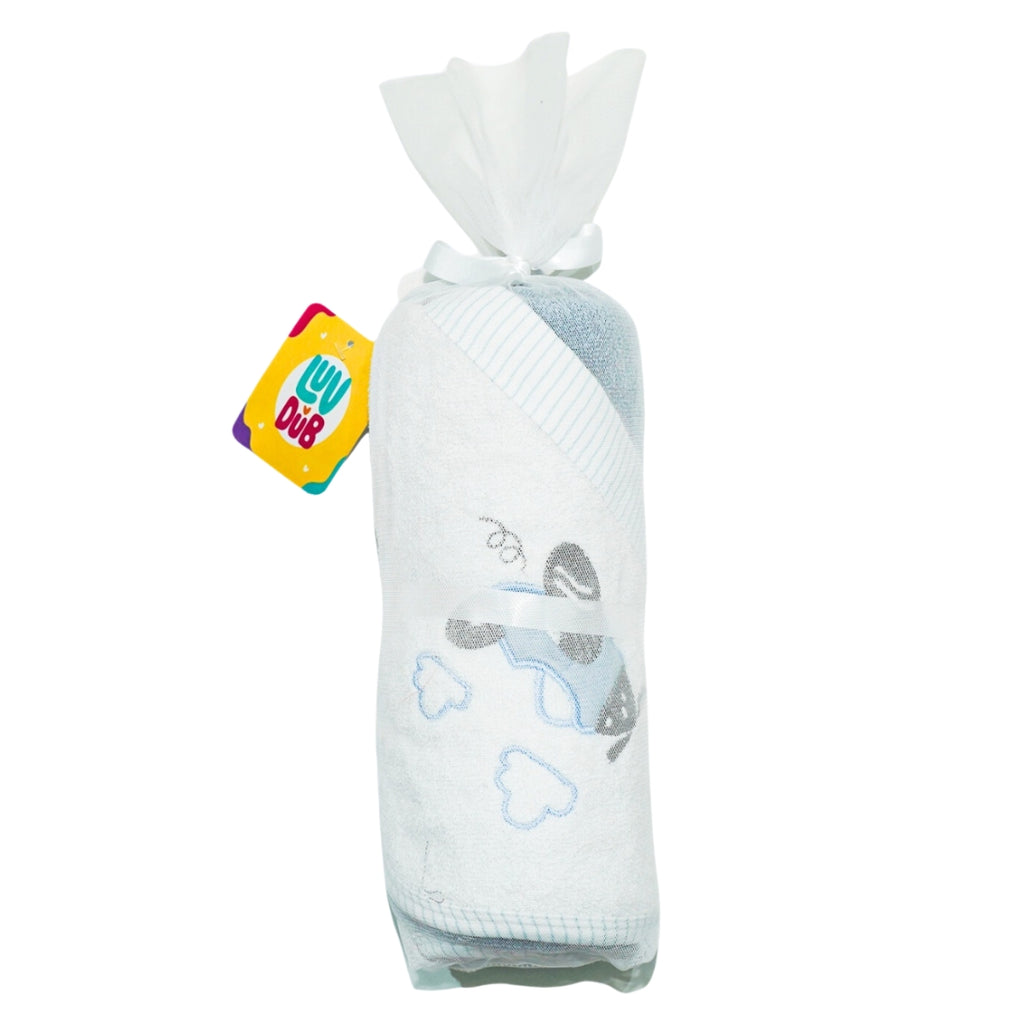 Luv-Dub Baby Bath Towel Hooded Ultra Soft Hooded Towel Highly Absorbent Bathrobe Blanket Toddlers Shower Gifts for Baby Boys &amp; Girls- Hooded Wrapper Bath Towel Multicolor